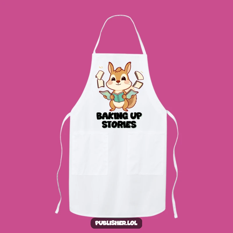 Funny Squirrel Apron: Master Your Kitchen Tasks with Comical Juggling Flair