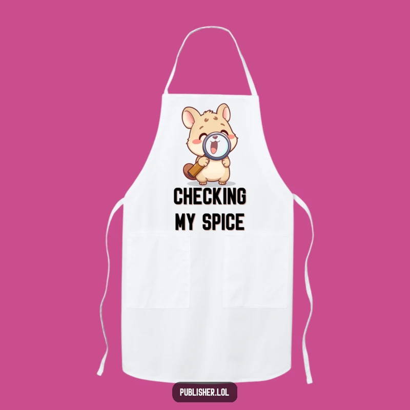 Funny Animal Magnifying Apron - Chef's Funny Gift for Detailed Dishes