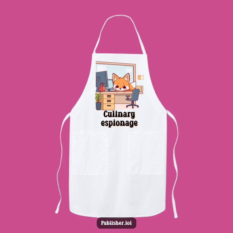 Funny Fox Apron - Witty Kitchen Helper for Culinary Shenanigans