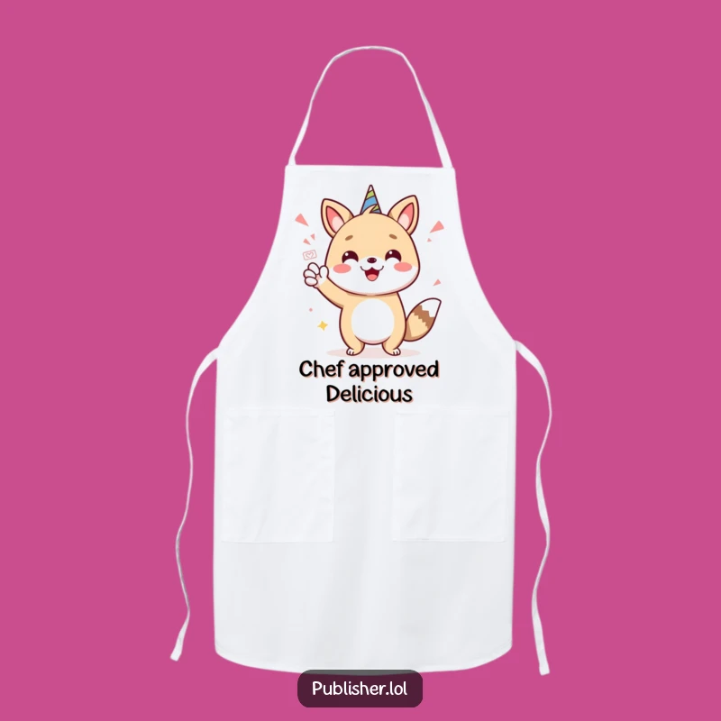 Funny Approved Animal Apron: Cheerful Kitchen Design, Perfect Funny Gift for Cooks
