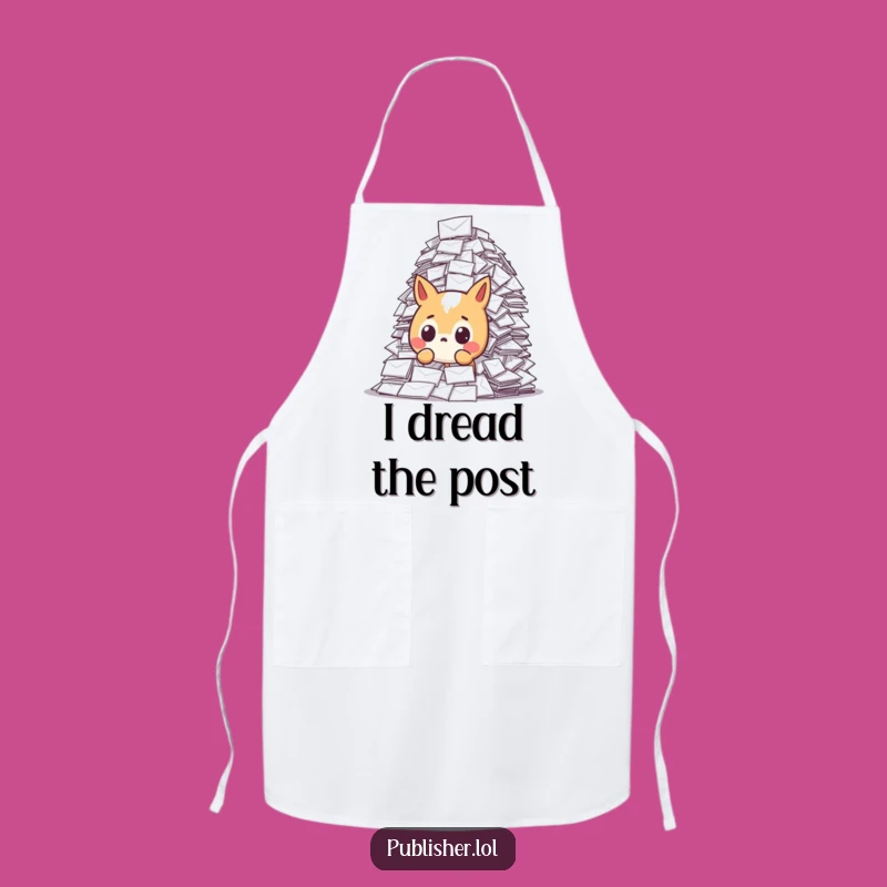 Funny Mail Chaos Apron - Humorous Animal Chef Gift for Kitchen Surprise