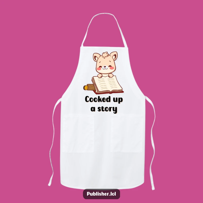 Funny Manuscript Master Apron - Humorous Animal Chef Gift for Writers