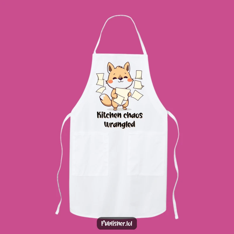 Funny Multitasking Animal Apron: Cook Up Efficiency!