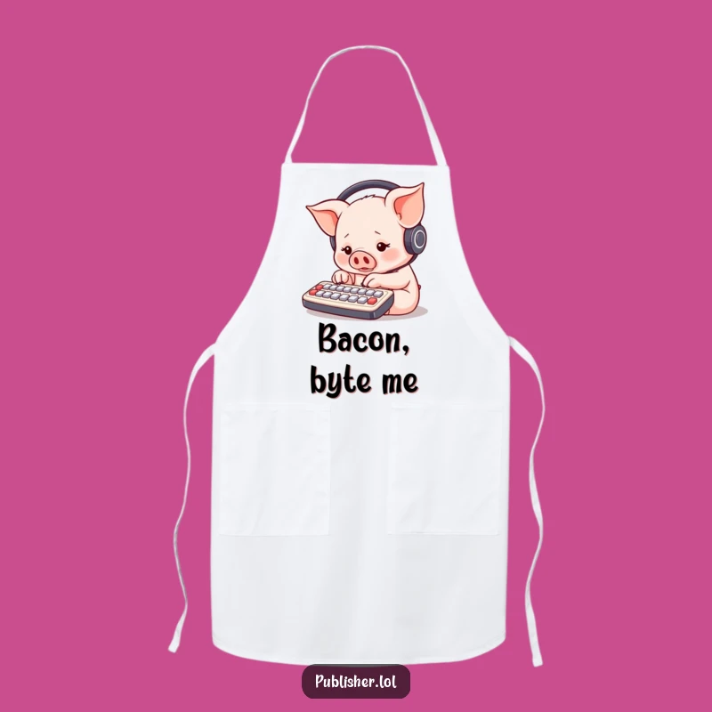 Funny Piglet Chef Apron: Cook Up Laughs In The Kitchen This Way!