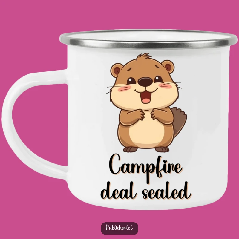 Funny Beaver Camping Mug - Celebrate Outdoor Deals with Humor