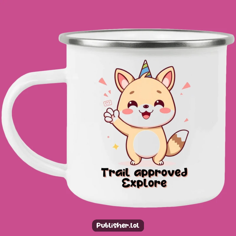 Funny Approved Animal Camping Mug: Sturdy Celebrate Design, Hilarious Funny Gift Outdoors