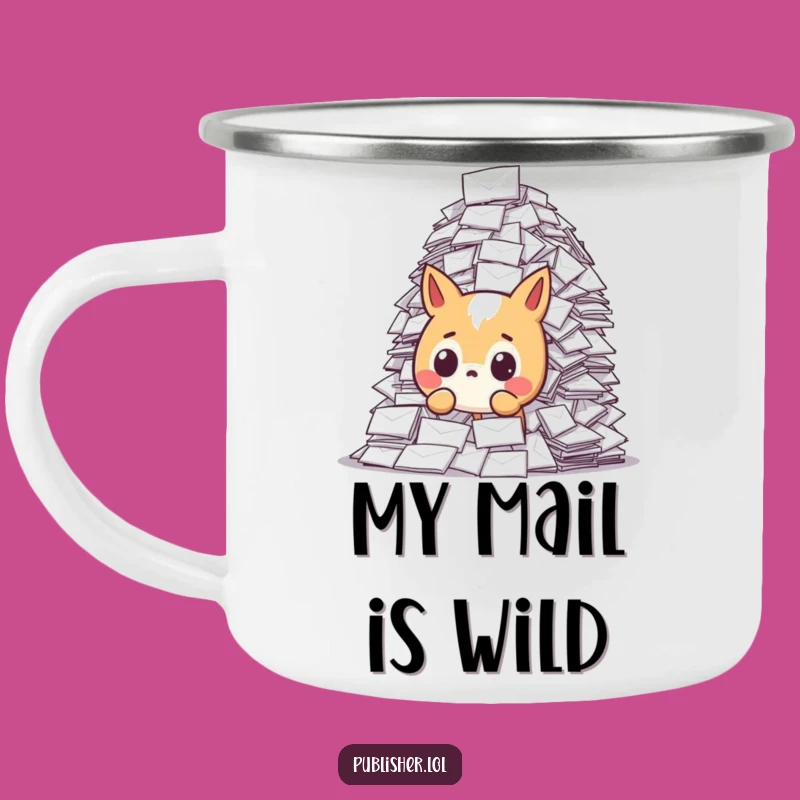 Funny Mail Overload Camping Mug - Durable & Hilarious Animal Surprise Gift
