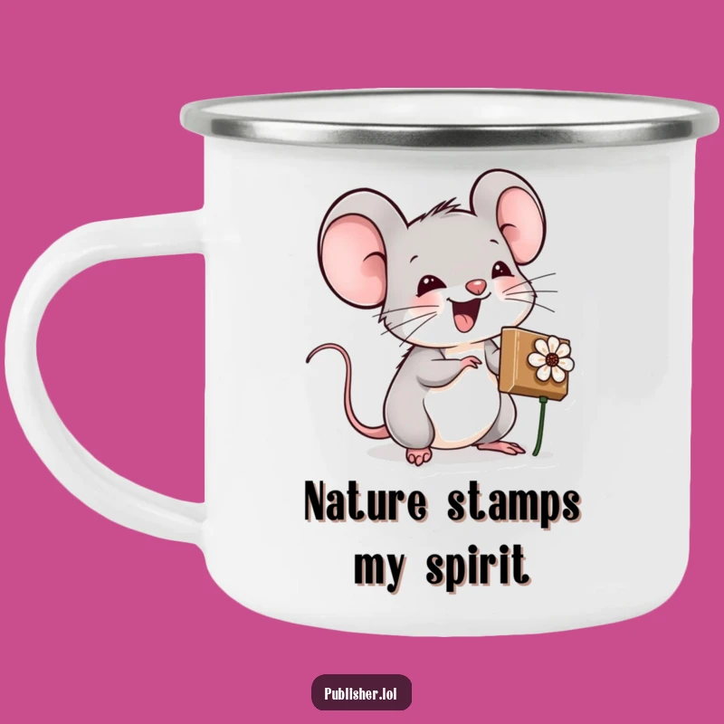 Funny Mouse Camp Craft Mug: Take Your Creativity Anywhere