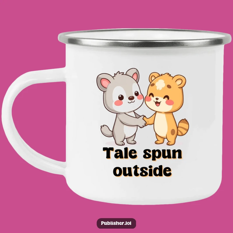 Funny Author Collaboration Camping Mug: Story Ideas for Adventures, Perfect Gift