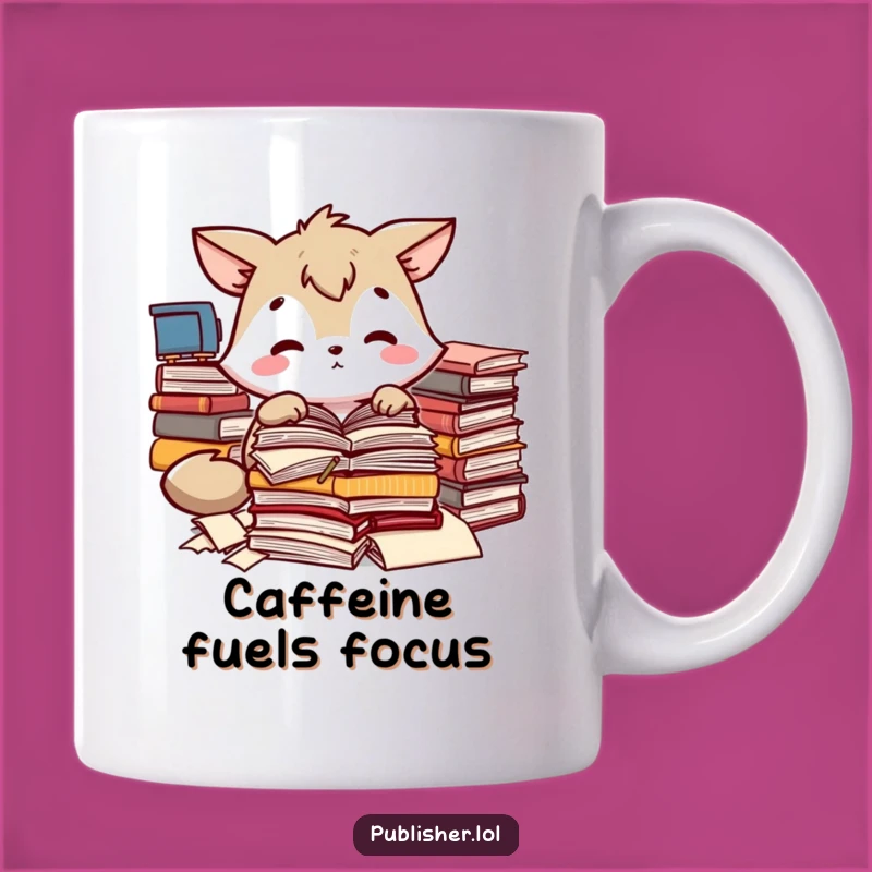 Funny Animal Manuscript Sorting Mug - Perfect Gift for Editors