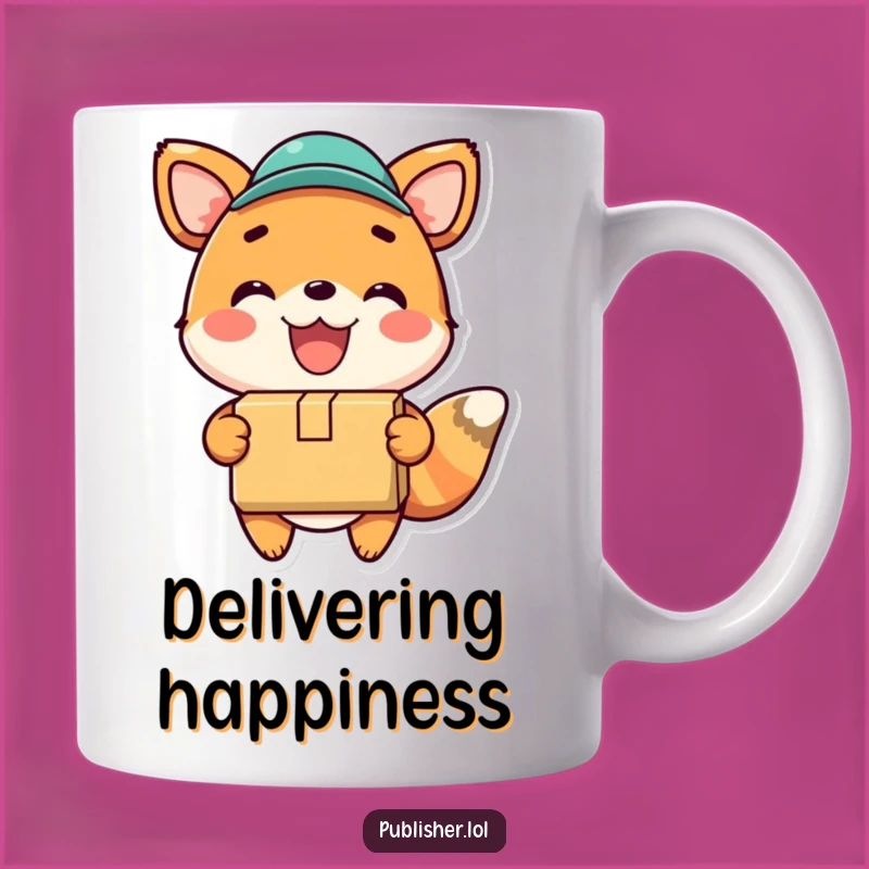 Funny Delivery Pal Mug - Perfect Gift for Cheerful Couriers!