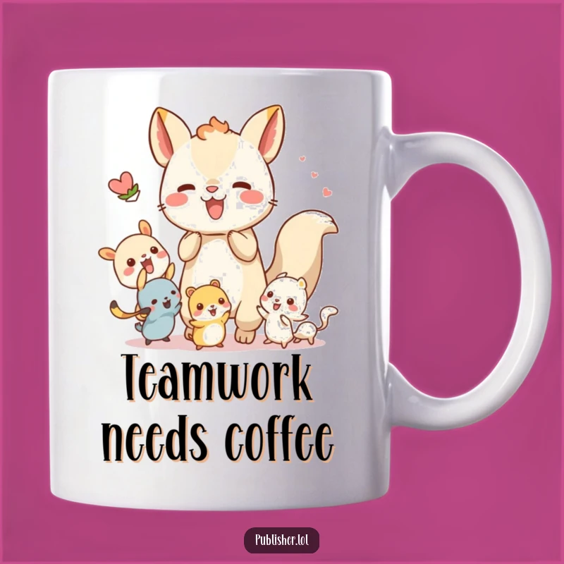 Funny Teamwork Animal Mug: A Hilarious Gift for Collaborators
