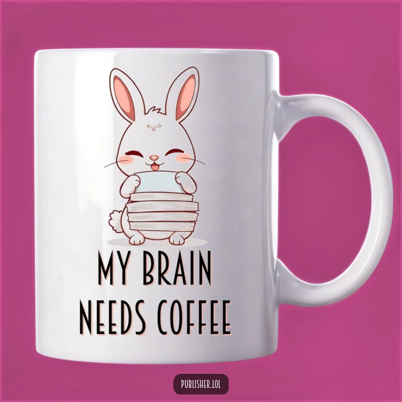 Funny Winking Rabbit Boss Mug: Meticulous Office Humor for a Perfect Gift