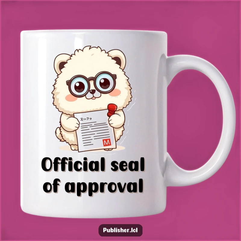Funny Official Stamp Mug - Perfect Gift for the Discerning Gentleman!