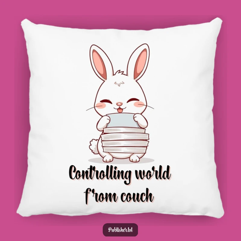Funny Winking Rabbit Pillow: Meticulous Comfort for a Hilarious Gift
