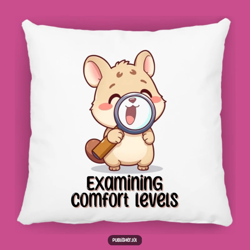 Funny Animal Magnifying Pillow - Cozy Comfort for Keen Eyes