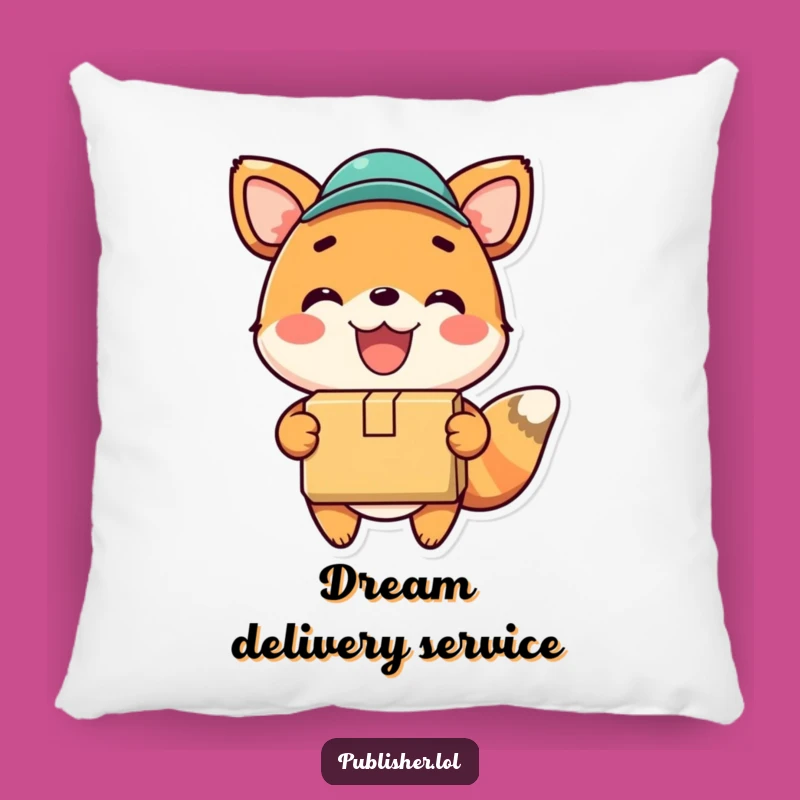 Funny Delivery Pal Pillow - Comfort Delivered with a Smile!