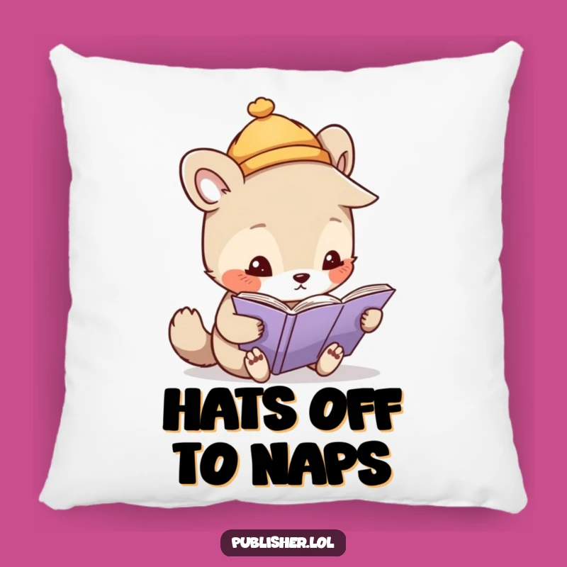 Funny Whimsical Animal Hat Pillow - Comfy & Hilarious Investigator Gift