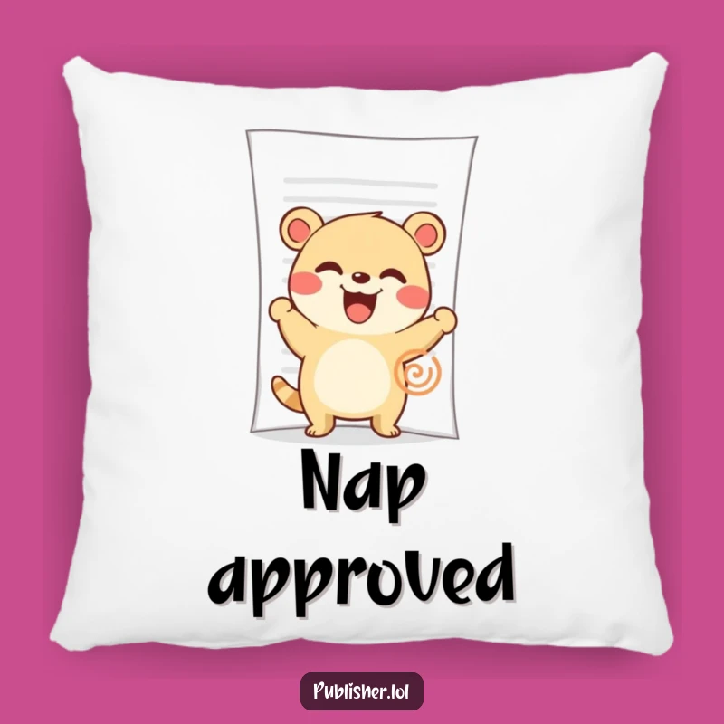 Funny Stamping Animal Pillow: Soft Cushion with a Hilarious Character, Great Funny Gift!