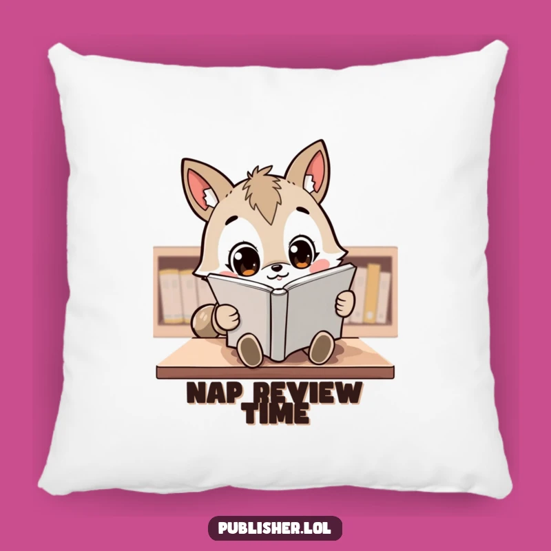 Funny Reviewing Animal Pillow: Soft Cushion with a Hilarious Character, Great Funny Gift!