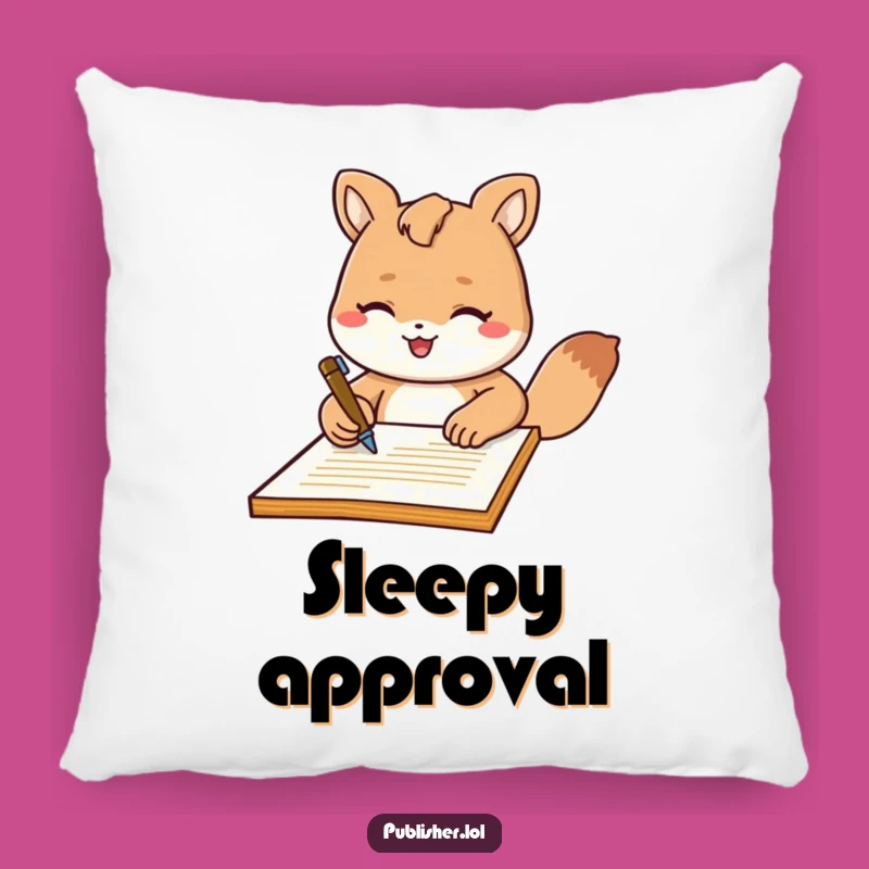 Funny Professional Pillow: Humorous Gift for Deal Makers and Organizers