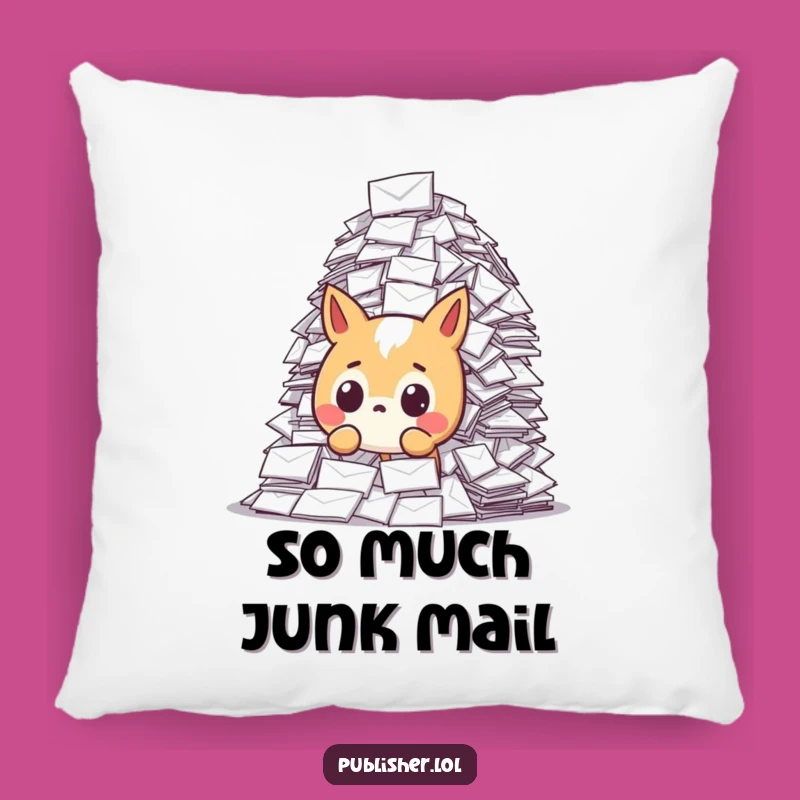 Funny Surprise Mail Pillow - Soft & Hilarious Animal Home Decor Gift