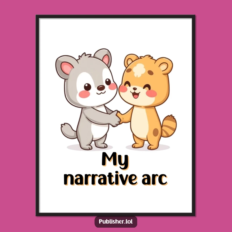 Funny Author Art Print: Instant Download for Literary Decor, Perfect Gift