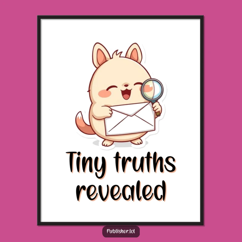 Funny Detective Animal Digital Art: Intriguing Wall Decor