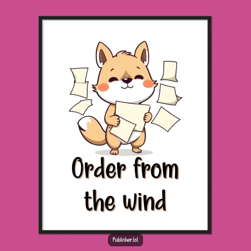 Funny Multitasking Animal Digital Art: Inspire Productivity