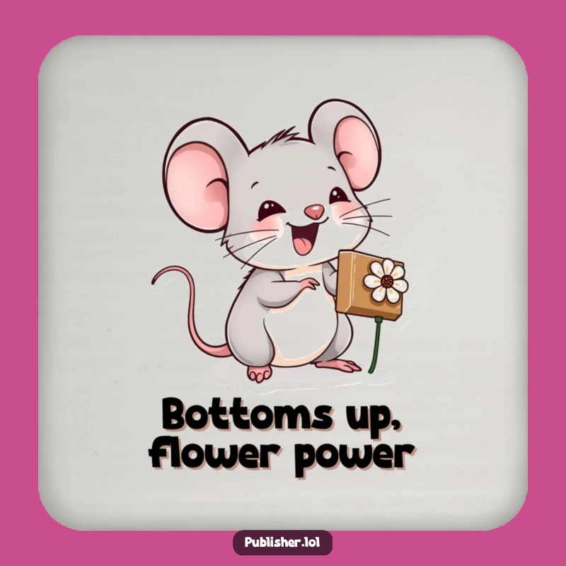 Funny Mouse Craft Coasters: Protect Surfaces with Handmade Charm