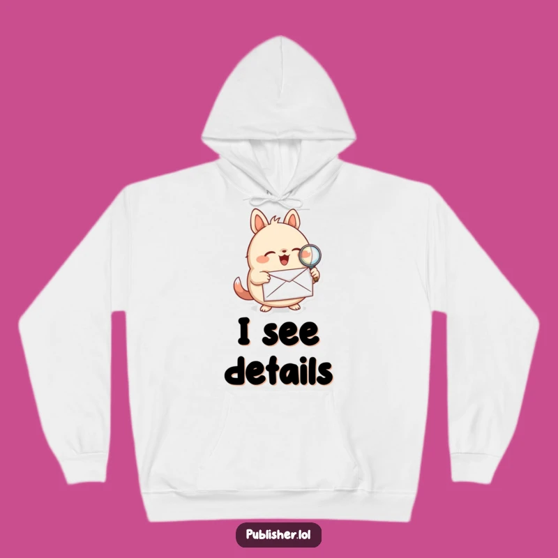 Cozy Funny Detective Animal Hoodie: Stay Warm While Solving Crimes