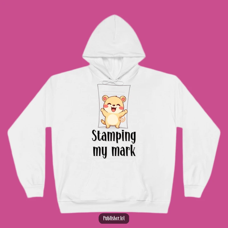 Funny Stamping Animal Hoodie: Cozy Comfort with a Hilarious Character, Ultimate Funny Gift!
