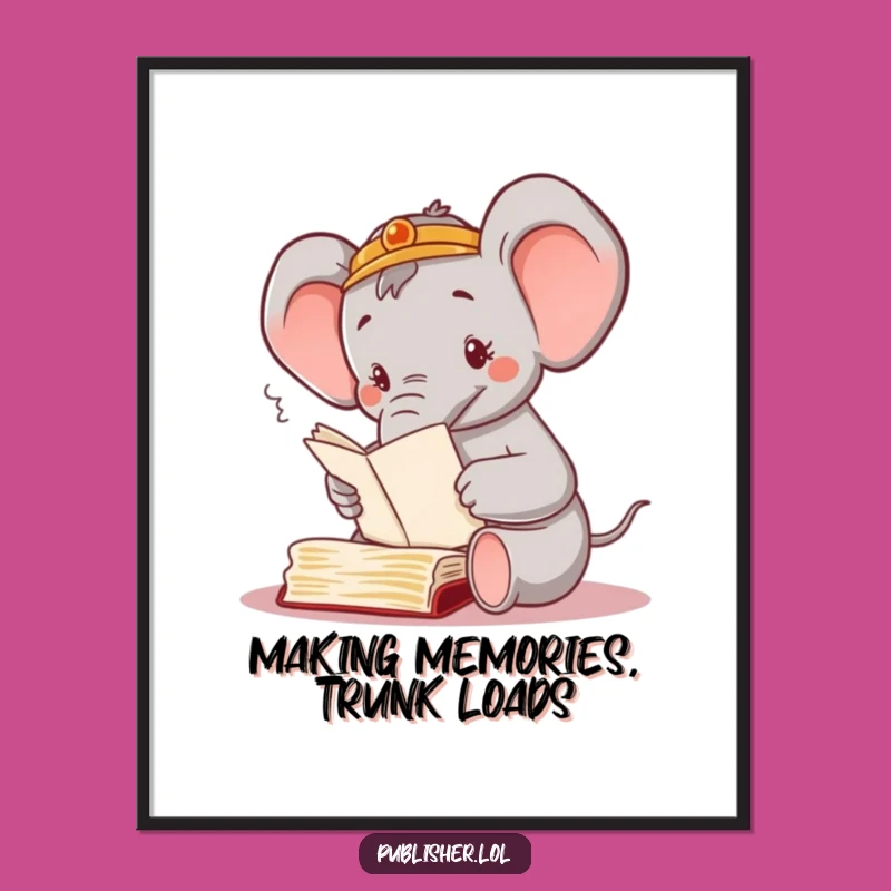 Free Printable Elephant Sorting Wall Art: Funny Downloadable Decor for Busy Bees