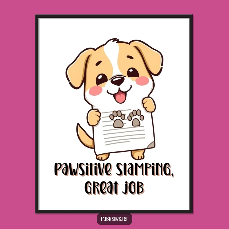 Free Printable Dog Wall Art: Happy Downloadable Decor for Cheerful Spaces