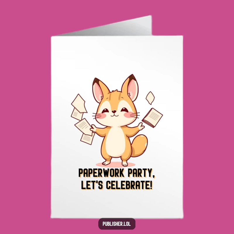 Free Printable Birthday Card: Funny Juggling Animal, Downloadable for a Hilarious DIY Gift