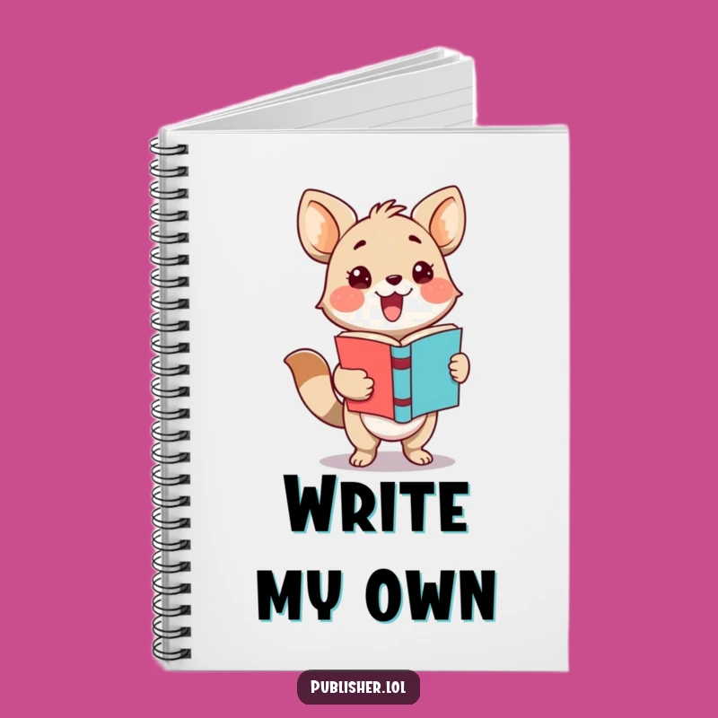 Funny Adorable Animal Book Presenter Notebook - Journal Your Reads Hilariously