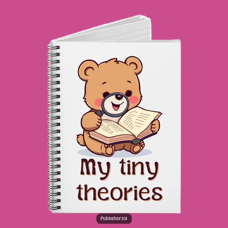 Funny Bear Manuscript Notebook: Gleeful Literary Journal for Readers