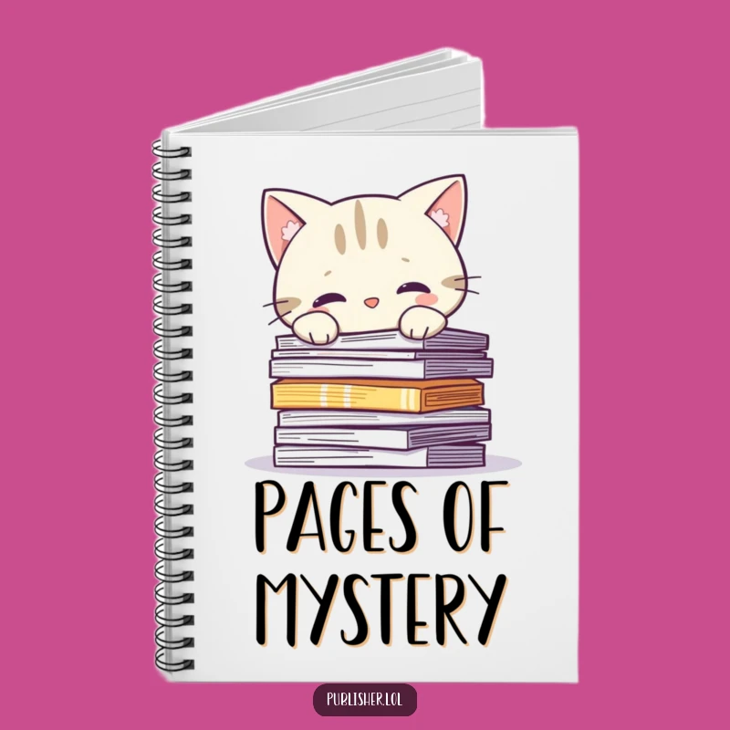 Funny Curious Cat Pages Notebook: Jot Down Ideas with Feline Whimsy