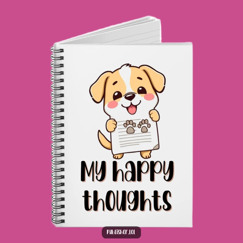 Funny Dog Approval Notebook: Jot Down Tasks with a Paw Stamp