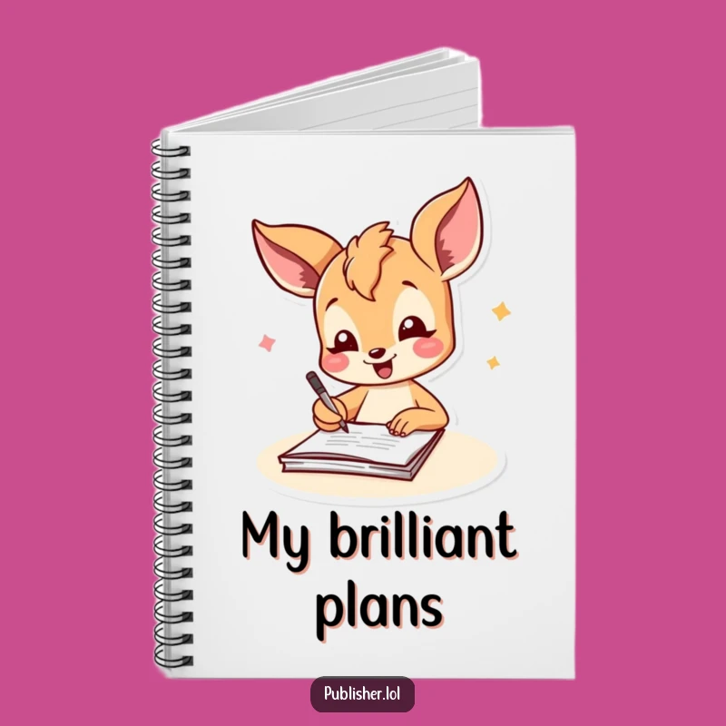 Funny Fawn Signing Document Notebook: Record Your Joyful Moments