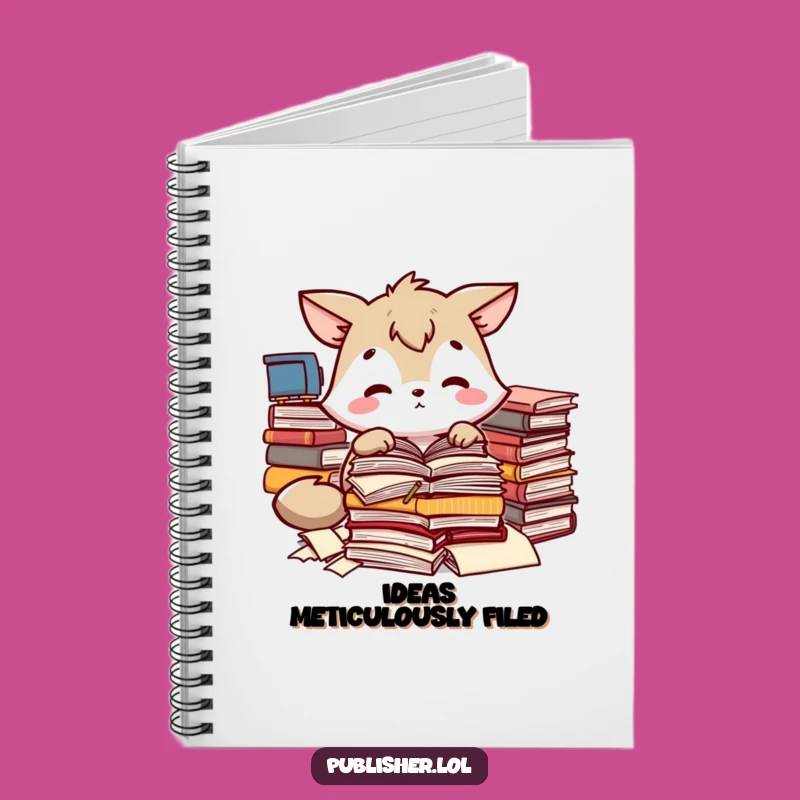 Funny Animal Manuscript Sorting Notebook - Your Official Funny Journal of Order