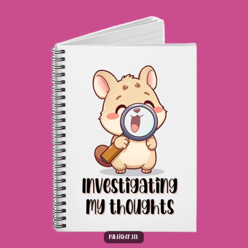 Funny Animal Magnifying Notebook - Your Official Funny Journal of Discovery