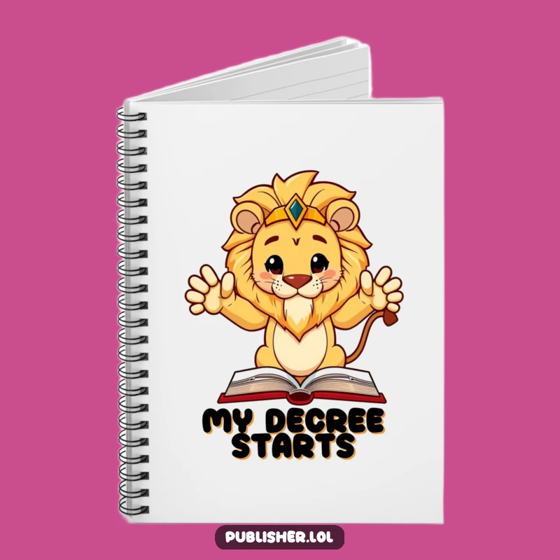 Funny Regal Lion Book Notebook: Jot Down Ideas with Authority and Flair