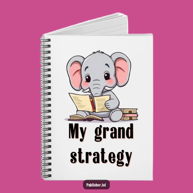 Funny Elephant Publishing Notebook: Jot Down Your Brilliant Literary Ideas