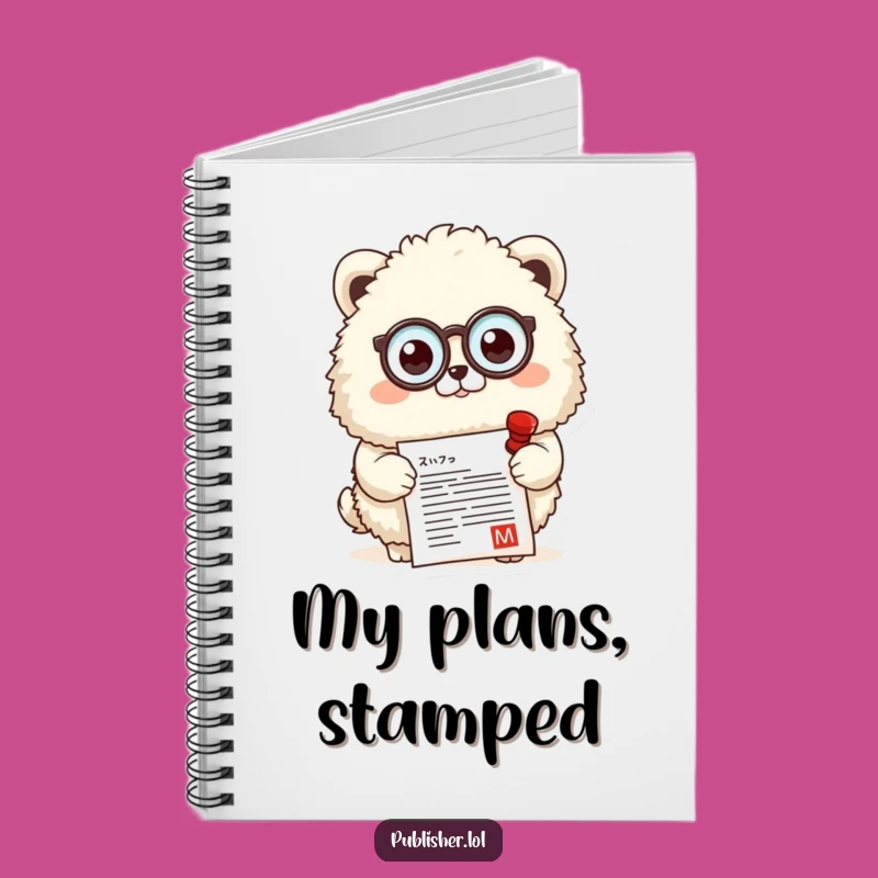 Funny Official Stamp Notebook - Document Your Important Matters!