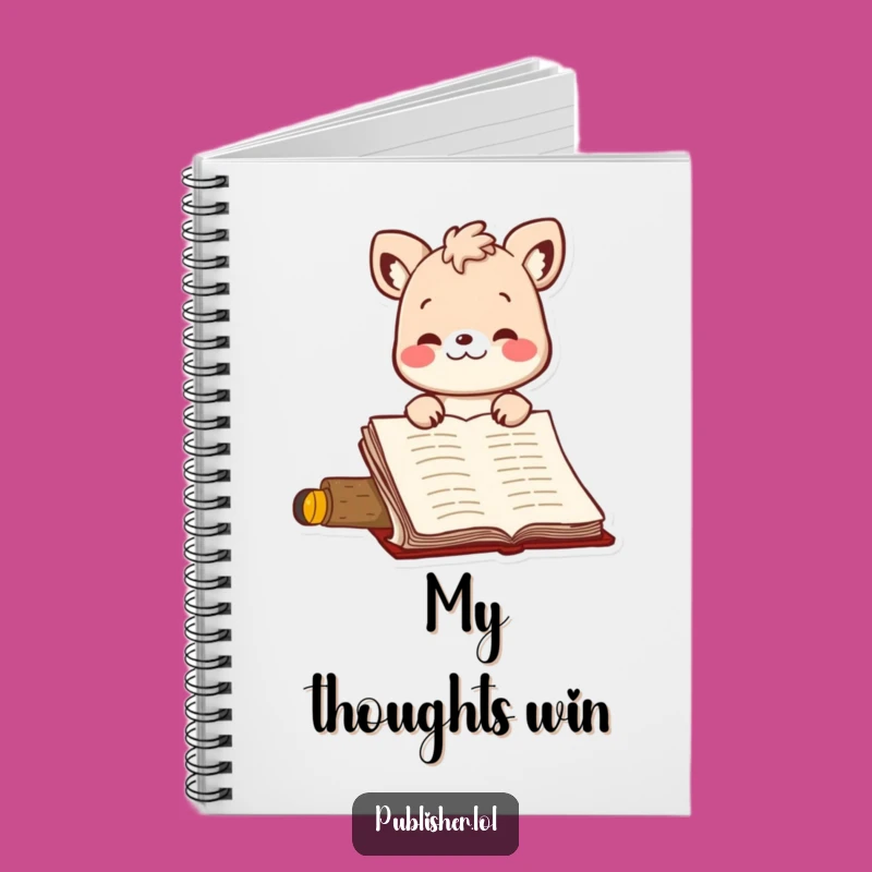 Funny Manuscript Notebook - Hilarious Animal Nod Journal for Writers