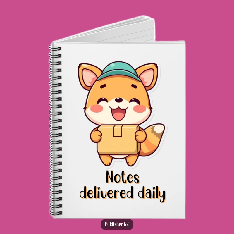 Funny Delivery Pal Notebook - Jot Down Your Happy Thoughts!
