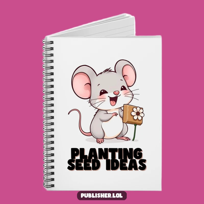 Funny Mouse Craft Journal Notebook: Document Your Creations