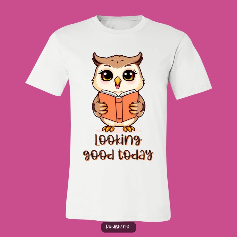 Funny Owl Designer T-Shirt: Enthusiastic Creative's Comedic Apparel