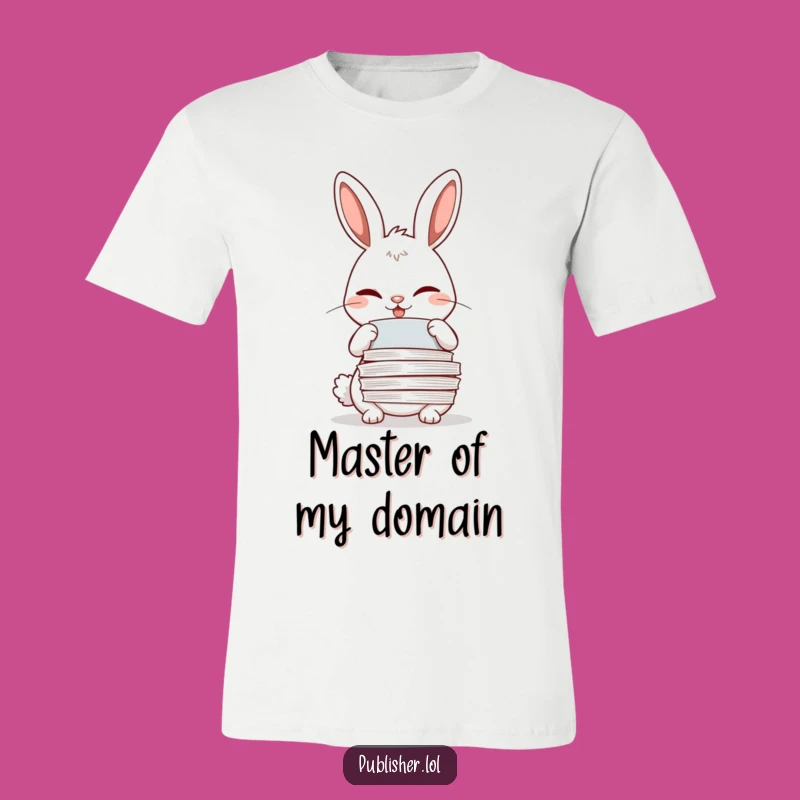 Funny Winking Rabbit T-Shirt: Meticulous Office Humor for a Hilarious Gift